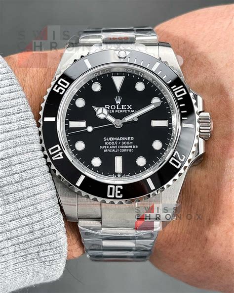 new rolex no date submariner|2023 submariner no date 124060.